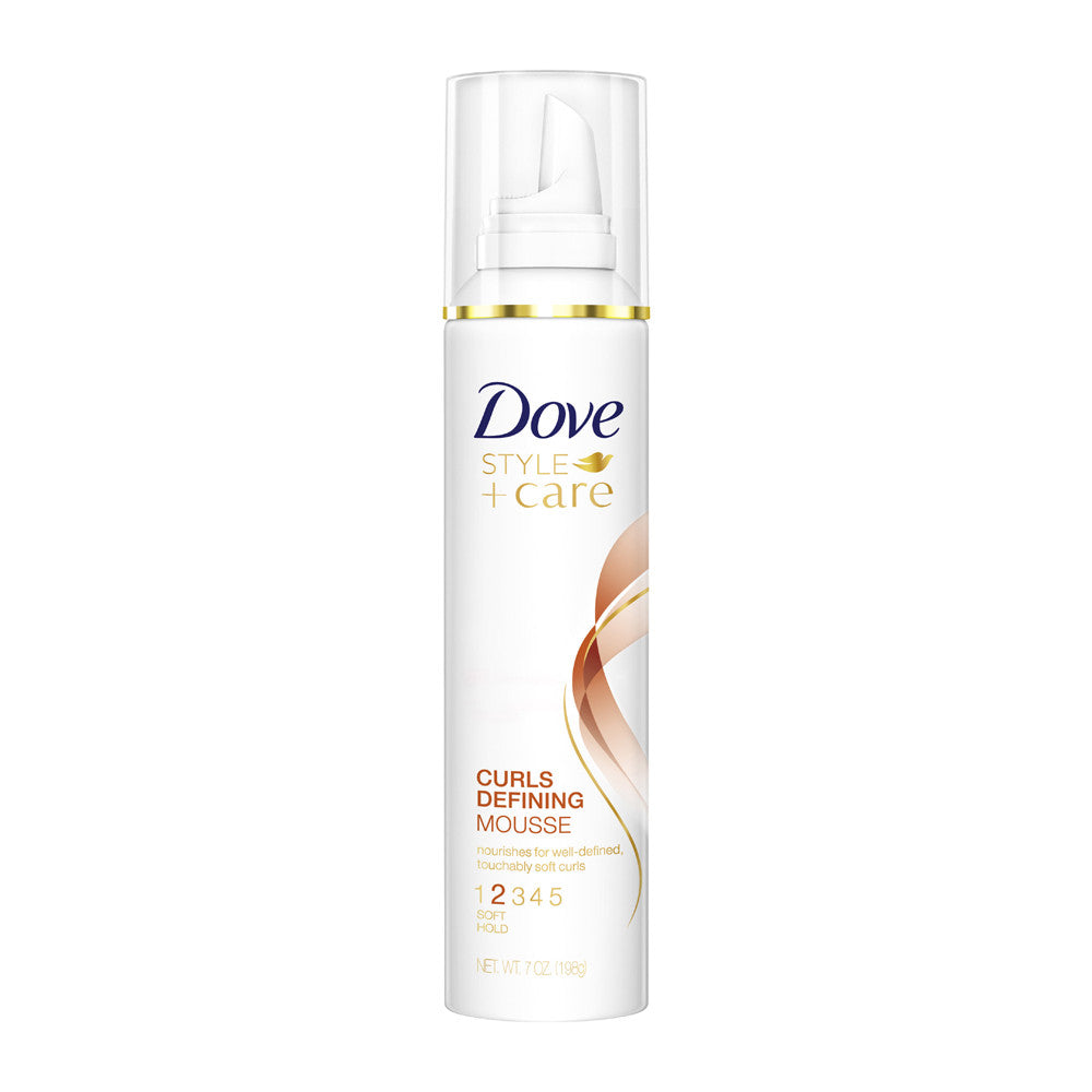 Dove Nourishing Curls Whipped Cream Hair Mousse, 7 Oz
